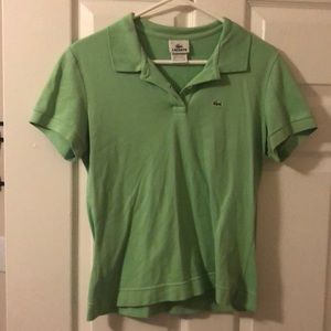 Classic Lacoste fitted polo